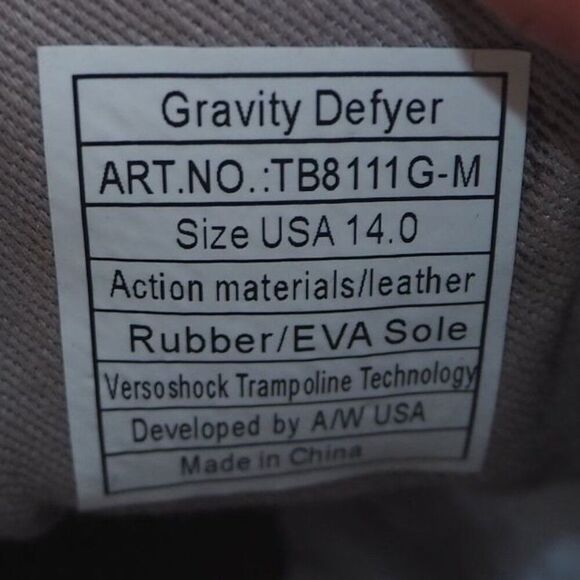 GDEFY Gravity Defyer Chandler Comfort Fit Slip-on Casual Shoes TB8111G Men's 14 - Picture 10 of 11